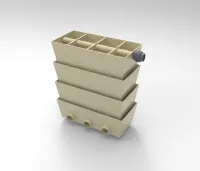 TF100 - 3x Ø110 output